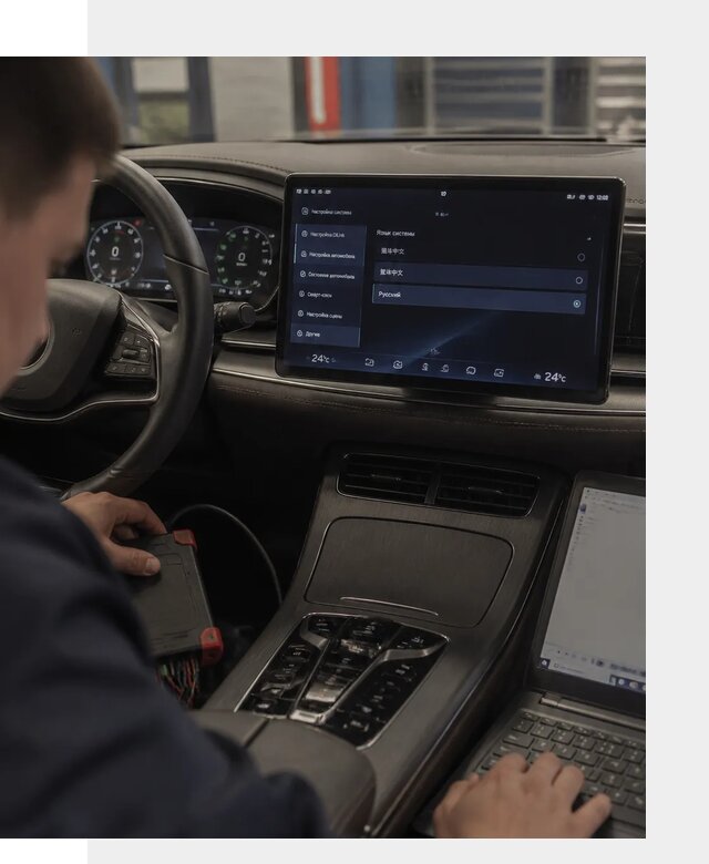 Русификация автомобиля BYD HAN для эксплуатации в Михайловке
